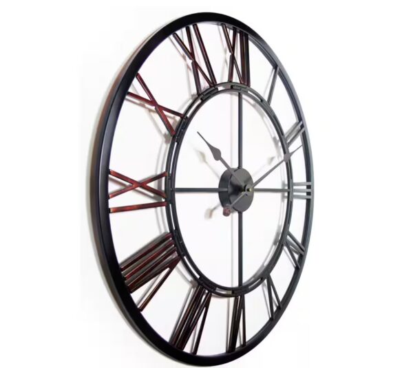 Metal Fusion 28 in. H x 28 in. W Round Wall Clock