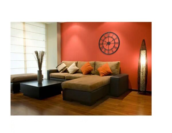 Metal Fusion 28 in. H x 28 in. W Round Wall Clock