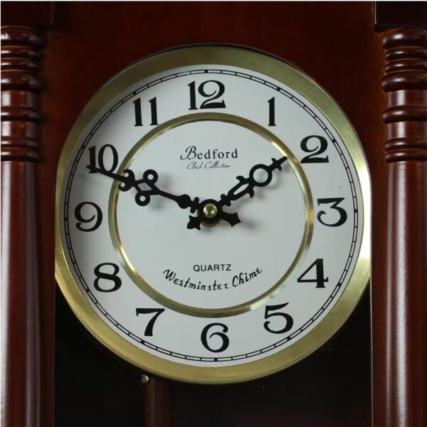Cherry Oak Pendulum Wall Clock